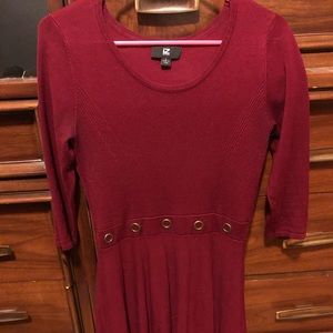 Maroon/red a-line dress, gently worn